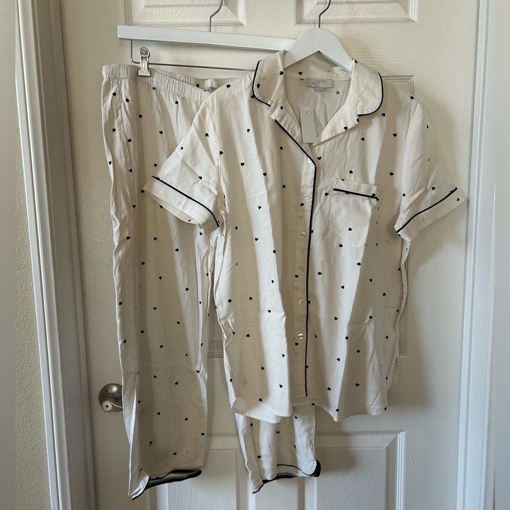 NWT Loft Heart PJs